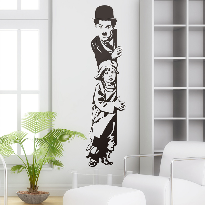 Vinilo decorativo Charlie Chaplin "The Kid"